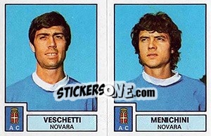Sticker Veschetti / Menichini - Calciatori 1975-1976 - Panini