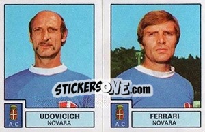 Sticker Ludovicich / Ferrari - Calciatori 1975-1976 - Panini