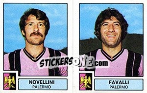Sticker Novellini / Favalli - Calciatori 1975-1976 n. 481 - Panini