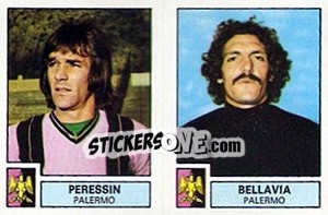 Figurina Peressin / Bellavia - Calciatori 1975-1976 - Panini