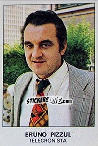 Sticker Bruno Pizzul - Calciatori 1975-1976 - Panini
