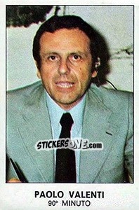 Figurina Paolo Valenti - Calciatori 1975-1976 - Panini