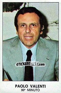 Sticker Paolo Valenti - Calciatori 1975-1976 n. 488 - Panini