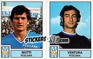 Sticker Mutti / Ventura - Calciatori 1975-1976 n. 498 - Panini