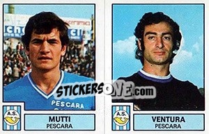 Cromo Mutti / Ventura - Calciatori 1975-1976 - Panini