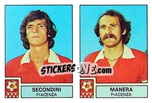 Figurina Secondini / Manera - Calciatori 1975-1976 - Panini