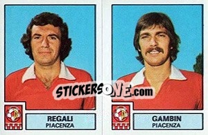 Figurina Regali / Gambin - Calciatori 1975-1976 - Panini