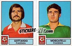 Sticker Gottardo / Moscatelli - Calciatori 1975-1976 n. 506 - Panini