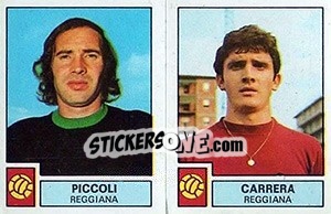 Figurina Piccoli / Carrera - Calciatori 1975-1976 - Panini