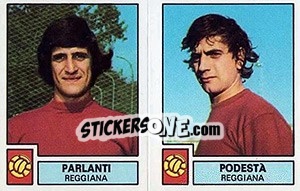 Cromo Parlanti / Podesta - Calciatori 1975-1976 - Panini