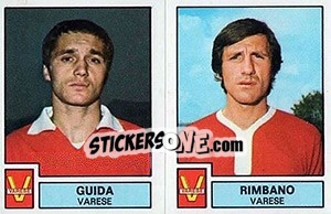 Sticker Guida / Rimbano - Calciatori 1975-1976 n. 572 - Panini