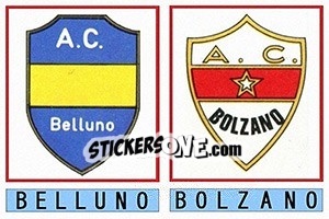 Sticker Belluno / Bolzano - Calciatori 1975-1976 n. 586 - Panini