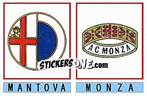 Sticker Mantova / Monza - Calciatori 1975-1976 n. 589 - Panini