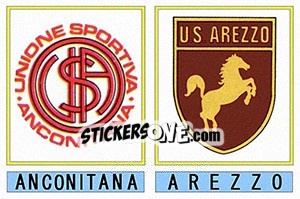 Figurina Anconitana / Arezzo - Calciatori 1975-1976 - Panini