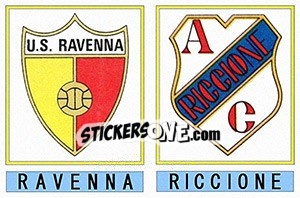 Sticker Ravenna / Riccione - Calciatori 1975-1976 n. 602 - Panini