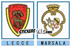 Sticker Lecce / Marsala - Calciatori 1975-1976 n. 609 - Panini