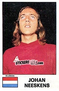 Sticker Johan Neeskens - Calciatori 1975-1976 n. 618 - Panini