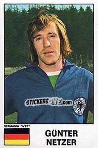 Figurina Gunter Netzer - Calciatori 1975-1976 - Panini