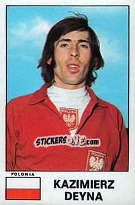 Sticker Kazimierz Deyna - Calciatori 1975-1976 n. 623 - Panini