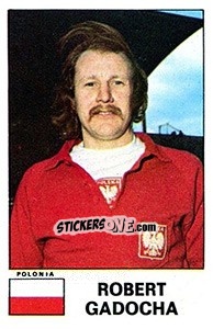 Sticker Robert Gadocha - Calciatori 1975-1976 n. 624 - Panini