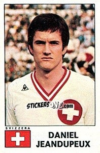 Figurina Daniel Jeand - Calciatori 1975-1976 - Panini