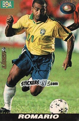 Sticker Romario - Los Super Cards del Mundial Francia 1998 - LIBERO VM
