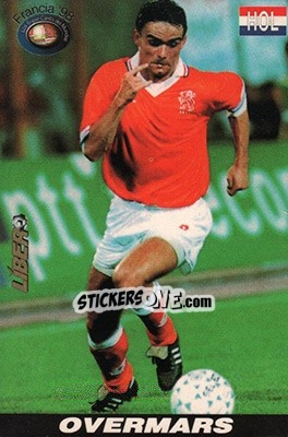 Sticker Marc Overmars - Los Super Cards del Mundial Francia 1998 n. 24 - LIBERO VM
