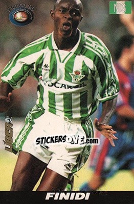 Sticker Finidi George - Los Super Cards del Mundial Francia 1998 - LIBERO VM
