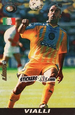Sticker Gianluca Vialli - Los Super Cards del Mundial Francia 1998 - LIBERO VM

