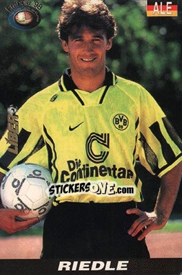 Sticker Karlheinz Riedle - Los Super Cards del Mundial Francia 1998 n. 44 - LIBERO VM
