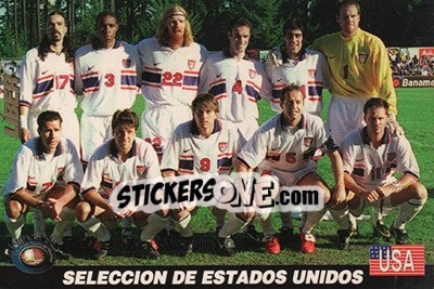 Sticker USA - Los Super Cards del Mundial Francia 1998 - LIBERO VM
