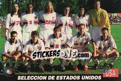 Sticker USA - Los Super Cards del Mundial Francia 1998 n. 74 - LIBERO VM
