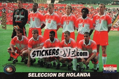 Sticker Netherlands - Los Super Cards del Mundial Francia 1998 - LIBERO VM

