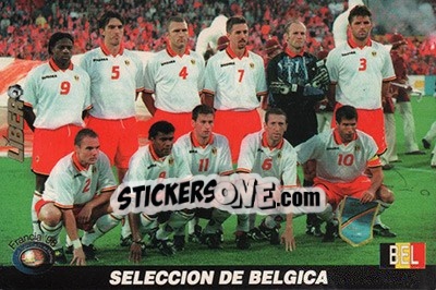 Sticker Belgium - Los Super Cards del Mundial Francia 1998 n. 93 - LIBERO VM

