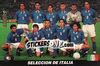 Figurina Italy - Los Super Cards del Mundial Francia 1998 - LIBERO VM
