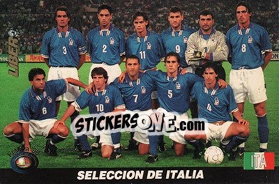 Sticker Italy - Los Super Cards del Mundial Francia 1998 n. 103 - LIBERO VM

