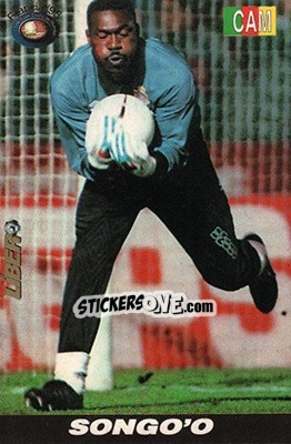 Sticker Jacques Songo'o - Los Super Cards del Mundial Francia 1998 n. 112 - LIBERO VM
