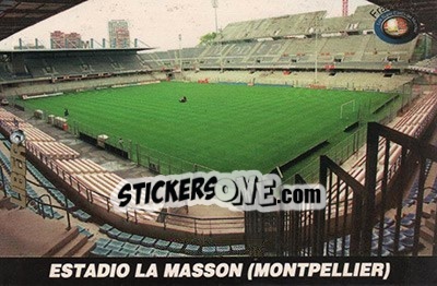 Figurina Estadio La Masson - Los Super Cards del Mundial Francia 1998 - LIBERO VM
