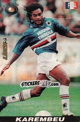 Cromo Christian Karembeu - Los Super Cards del Mundial Francia 1998 - LIBERO VM
