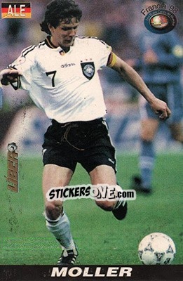 Sticker Andreas Moller - Los Super Cards del Mundial Francia 1998 - LIBERO VM
