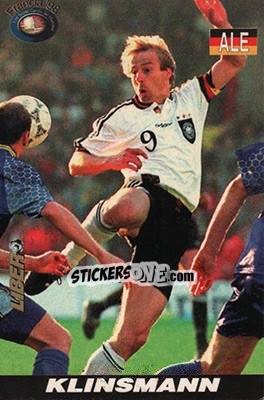 Sticker Jurgen Klinsmann - Los Super Cards del Mundial Francia 1998 - LIBERO VM
