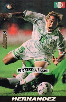 Cromo Luis Hernandez - Los Super Cards del Mundial Francia 1998 - LIBERO VM
