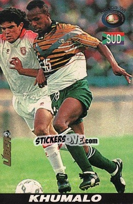 Sticker Doctor Khumalo - Los Super Cards del Mundial Francia 1998 - LIBERO VM
