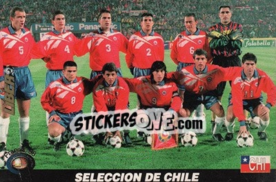 Cromo Chile - Los Super Cards del Mundial Francia 1998 - LIBERO VM
