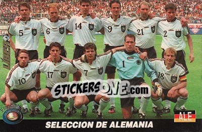 Sticker Germany - Los Super Cards del Mundial Francia 1998 n. 90 - LIBERO VM
