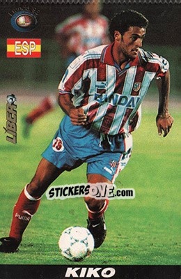 Cromo Kiko - Los Super Cards del Mundial Francia 1998 - LIBERO VM
