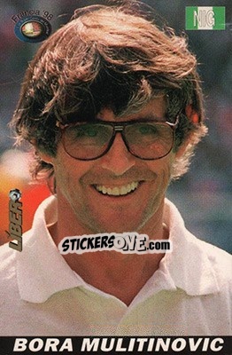 Sticker Bora Milutinovic - Los Super Cards del Mundial Francia 1998 - LIBERO VM
