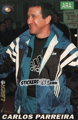 Sticker Carlos Alberto Parreira - Los Super Cards del Mundial Francia 1998 n. 138 - LIBERO VM
