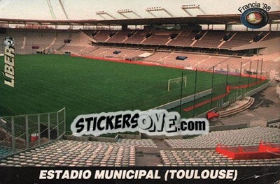 Sticker Estadio Municipal Paris - Los Super Cards del Mundial Francia 1998 n. 144 - LIBERO VM
