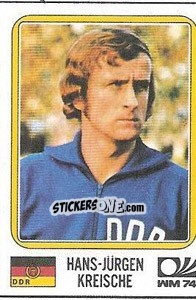 Cromo Hans-Jurgen Kreische - FIFA World Cup München 1974 - Panini